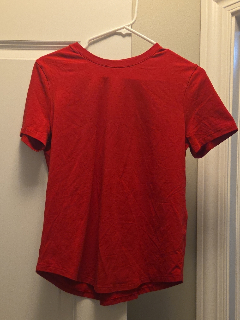 Lululemon Women's Red Love Crew Neck Shirt - 6